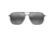 Maui Jim Beaches Polarized Aviator Sunglasses, Black Matte Frame, Neutral Grey Lens, Black Matte 541-2M