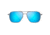 Maui Jim Beaches Polarized Aviator Sunglasses, Dove Grey Frame, Blue Hawaii Lens, Dove Grey B541-27A