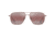 Maui Jim Beaches Polarized Aviator Sunglasses, Satin Brown Red Frame, Maui Rose Lens, Satin Brown Red R541-19A
