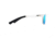 Maui Jim Boardwalk Polarized Square Sunglasses, Matte Crystal Frame, Blue Hawaii Lens, Matte Crystal B539-05CM