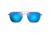 Maui Jim Ebb &amp; Flow Polarized Aviator Sunglasses, Dove Grey Frame, Blue Hawaii Lens, Dove Grey B542-27A
