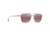 Maui Jim Ebb &amp; Flow Polarized Aviator Sunglasses, Satin Brown Red Frame, Maui Rose Lens, Satin Brown Red R542-19A