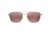 Maui Jim Ebb &amp; Flow Polarized Aviator Sunglasses, Satin Brown Red Frame, Maui Rose Lens, Satin Brown Red R542-19A