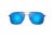 Maui Jim Haleiwa Unisex Sunglasses,Gloss Black Frame,Polarized,Blue Hawaii Lens, B328-02