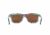 Maui Jim Hula Blues Sguare Sunglasses,Black Vinyl w/ Hula Blues Interior Print Frame, HCL Bronze Lens, Polarized, H710-72