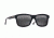 Maui Jim Hula Blues Sguare Sunglasses,Black Vinyl w/ Hula Blues Interior Print Frame, Neutral Grey Lens, Polarized, 710-72