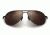 Maui Jim Leeward Coast Sunglasses - Chocolate Frame and HCL Bronze Polarized Lens H297-01M