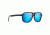 Maui Jim Little Maks Polarized Aviator  Sunglasses,Matte Black,Blue Hawaii Lens B771-2M