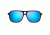 Maui Jim Little Maks Polarized Aviator  Sunglasses,Matte Black,Blue Hawaii Lens B771-2M