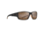 Maui Jim Local Kine Polarized Square Sunglasses, Matte Dark Transparent Brown w/ Tan &amp; Cream Frame, HCL Bronze Lens, Matte Dark Transparent Brown w/ Tan &amp; Cream H810-25MC