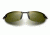 Maui Jim Makaha Reader Sunglasses - Smoke Grey Frame and Maui HT +1.50 Polarized Lens - Universal Fit HT805N-1115