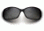Maui Jim Nalani Sunglasses - Gloss Black Frame and Neutral Grey Polarized Lens GS295-02