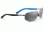 Maui Jim North Point Sunglasses - Matte Silver with Black and Blue Rubber Temples Frame and Neutral Grey Lens 272-17M