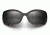 Maui Jim Orchid Sunglasses, Grey Tortoise Stripe Frame, Neutral Grey Lens, Polarized, 735-11S