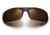 Maui Jim Peahi Sunglasses,Rectangle,Redfish Frame,Polarized HCL Bronze Lens H202-70