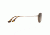 Maui Jim Sea House Polarized Aviator  Sunglasses,Gold,HCL Bronze Lens HS772-16