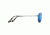 Maui Jim Sea House Polarized Aviator  Sunglasses,Silver,Blue Hawaii Lens B772-17