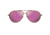 Maui Jim Shallows Polarized Aviator Sunglasses, Matte Brushed Burgundy Frame, Maui Sunrise Lens, Matte Brushed Burgundy P543-07M