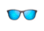 Maui Jim Sugar Cane Polarized Square Sunglasses, Transparent Grey Frame, Blue Hawaii Lens, Transparent Grey B783-11