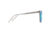 Maui Jim Women's Westside Sunglasses,Light Grey Crystal Frame,Polarized,Blue Hawaii Lens, B803-11