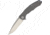 Maxace Halictus Blasted Titanium Folding Knife,3.75in,Bohler M390 Steel,Standard Edge,Spear Point,Stonewash,Titanium Handle MAX032