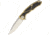 Maxace Halictus Bronze Titanium CF Folding Knife,3.75in,Bohler M390 Steel,Standard Edge,Spear Point,Stonewash,Titanium Handle MAX034