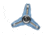 Maxace Andromeda Fidget Spinner, Light Blue, 2.875 inch, BHQ-71995