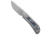 Maxace Knives Maxace Big Fella MagnaCut Frame Lock Knife Gray/Blue Titanium 2.9&quot; Satin M22A, Blue/Gray, CPM MagnaCut, adult, BHQ-197548