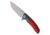 Maxace Knives Maxace Knives Mamba Liner Lock Knife Red G-10 3.5" Bead Blast, Red, SLD-Magic, adult, BHQ-194178