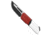 Maxace Maxace Capsule III Liner Lock Knife Red/White Titanium 2.6" M398 DLC MM49-1-A, Red/White, Bohler M398, adult, BHQ-227681