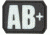 Maxpedition AB+ POS Blood Type Patch, Glow BTABPZ
