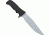 Maxpedition Fixed Blade, Black FRN, Lg Short Clip, Plain MXLSCP