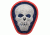 Maxpedition Hi Relief Skull Micro Patch,0.7x0.88in,Full Color MCHSC