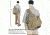 Maxpedition Monsoon S-Type Gearslinger Backpack, Khaki 0485K