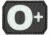 Maxpedition O+ POS Blood Type Patch, Glow BTOPZ