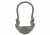 Maxpedition PZL Positive Grip Large Zipper Pull, Gray, PZLGRY