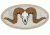 Maxpedition Ram Skull Morale Patch,1.9x1.0in,Arid RAMSA