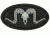 Maxpedition Ram Skull Morale Patch,1.9x1.0in,Glow RAMSZ