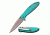 MC Masters Collection Folding Blade, 3.25in, Stainless Steel Blade, Green Anodized Aluminum Handle MC-A041GN