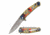 MC Masters Collection MC-A058GD Spring Assisted Knife, 3.5in, 3CR13 Stainless Steel, Drop Point, Laser Etched Steel Blade, Aluminum Handle, Gold, MC-A058GD