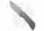 McNees Knives MAC2 Automatic Folding Knife, 3.00in, CPM MagnaCut, Drop Point Blade, Titanium, Gray Handle, Smooth Atomic SW, Gray/Gray, 6.65 inch, BHQ-185568