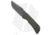 McNees Knives MAC2 Automatic Folding Knife, 3.00in, CPM MagnaCut, Drop Point Blade, Titanium, Green Handle, Frag Ti, Green/Gray, 6.65 inch, BHQ-194117