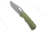 Mcnees McNees Knives Dixon Frame Lock Knife Green/Bronze Rock Titanium 3.75" SW, Bronze/Green, CPM MagnaCut, adult, BHQ-235959