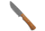 McNees Knives Ridge Runner Fixed Blade Knife, 3.70in, CPM 3V, Drop Point Blade, Brown Handle, Brown/Gray, 8.20 inch, BHQ-211916