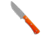 McNees Knives Ridge Runner Fixed Blade Knife, 3.70in, CPM 3V, Drop Point Blade, G-10, Orange Handle, Orange/Gray, 8.20 inch, BHQ-211915