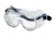 MCR Safety 22 Series Safety Goggles, UV-AF Anti-Fog Coating, Adjustable Rubber Strap, Perforated Frame Direct vent Design, Clear Lens, One Size, 2225R