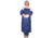 MCR Safety 8 mil Vinyl Apron, Raw Edge, Blue, One Size, O73R4