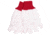 MCR Safety 9018CDPCR Double Palm Work Gloves, 18oz Corded Cotton Polyester Blend, Clute Pattern with Straight Thumb, Knit Wrist, White, Large, 9018CDPCR