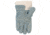 MCR Safety Big Jake Full Leather Back Premium A+ Side Leather Palm Work Gloves, 2.75in Safety Cuff, Double Palm and Fingers, Sewn with DuPont Kevlar, Gray, Large, 1735L