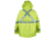 MCR Safety Big Jake PVC/Nomex Flame Resistant Rain Jacket, CSA Z96 Class 2/ANSI 107 Class 3 Hi-Vis Standards, ARC Rating ATPV 8.9 cal/cm2, CAT2, Fluorescent Lime, 3X, XBJ38JHX3